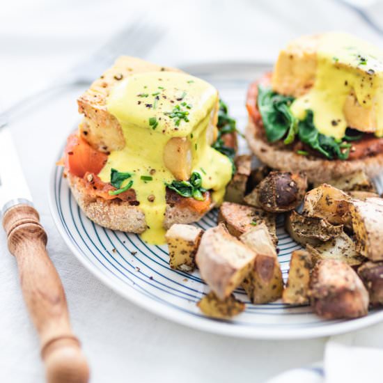 Vegan Eggs Benedict