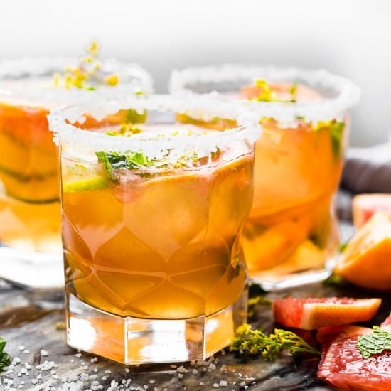 Kombucha Mezcal Cocktails