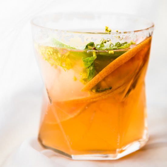 Citrus Kombucha Mezcal Cocktails