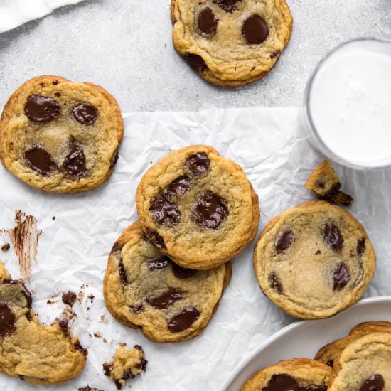 Malted Chocolate Chip Cookies