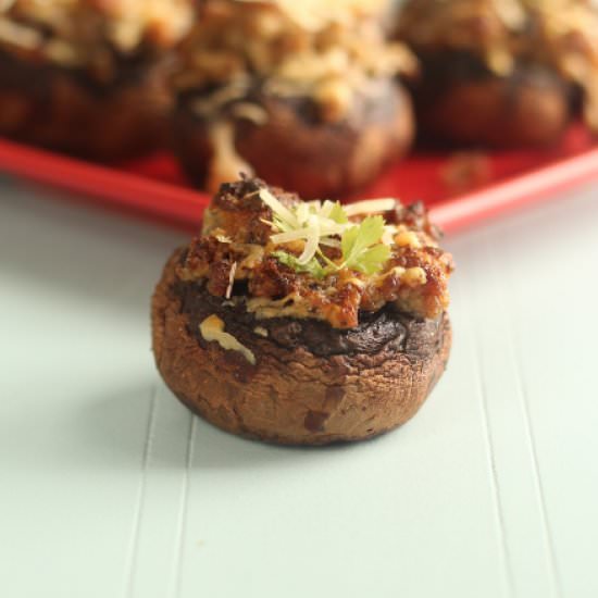 Sausage Stuffed Mushrooms