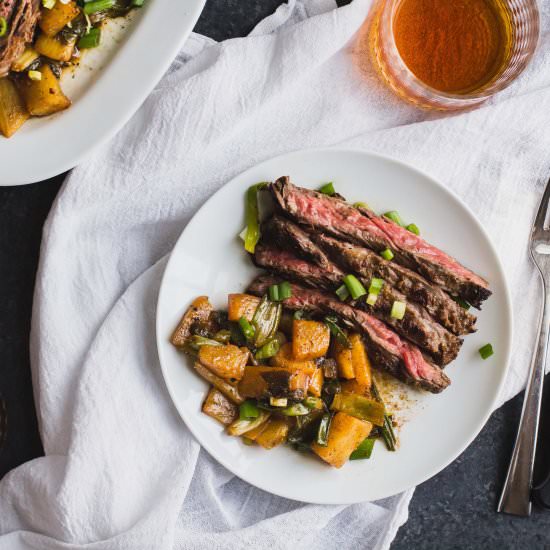 Pineapple Marinated Skirt Steak