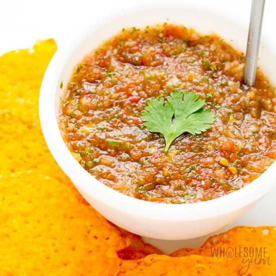 Fresh homemade salsa