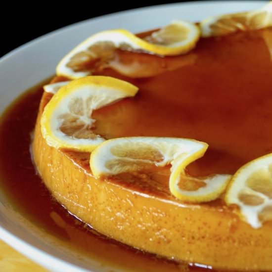 Meyer Lemon Flan