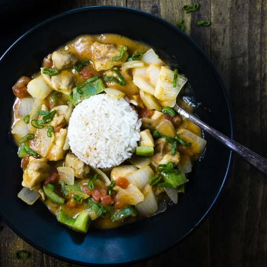 Easy Chicken Etouffee