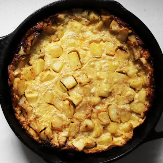 saffron german apple pancake