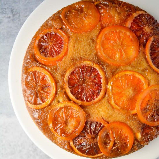 Blood Orange Upside Down Cake