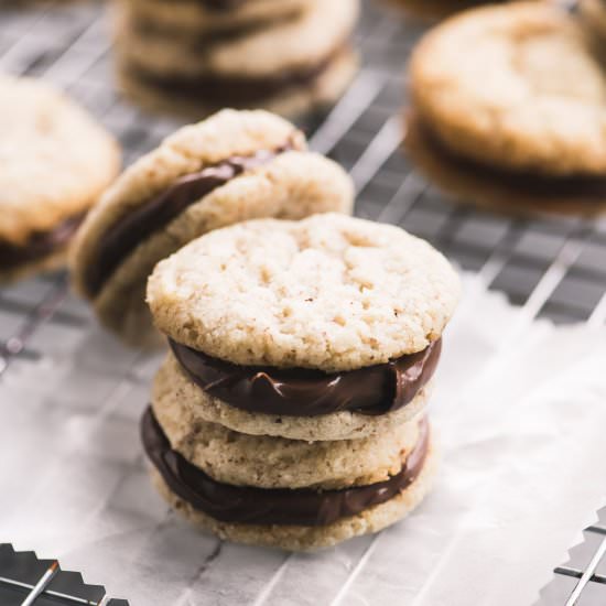 Nutella Sandwich cookies
