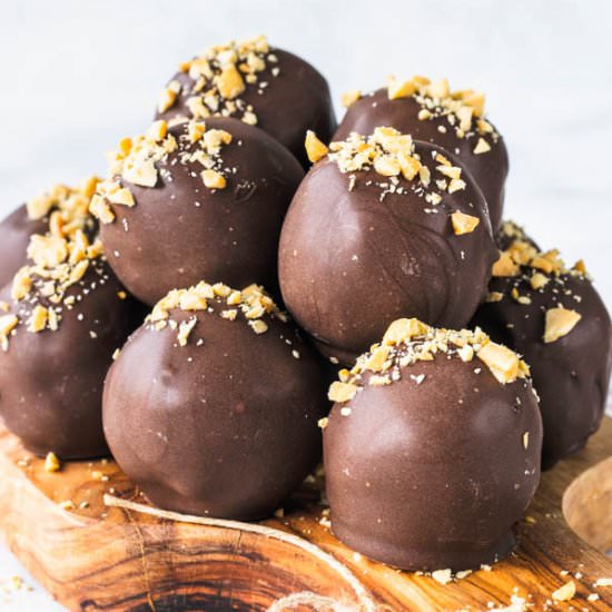 Peanut Butter Vegan Truffles
