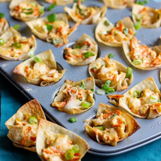 Shrimp Wonton Cups