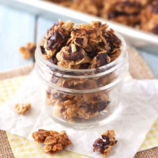 Small Batch Peanut Butter Granola