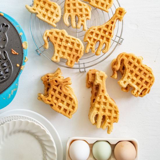Homemade Whole Wheat Waffles
