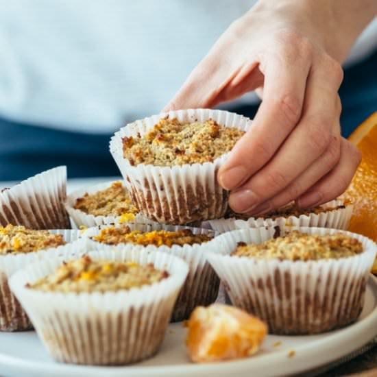 Paleo Orange Date Muffins
