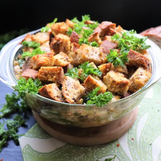 Pane Cotto (Bread & Bean Casserole)