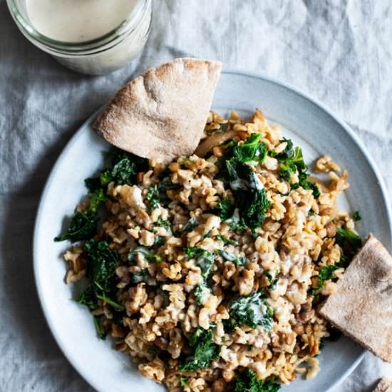 Cumin Spiced Lentils and Rice