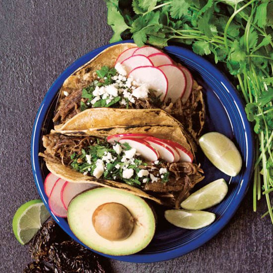 Shredded Chipotle Beef Tacos