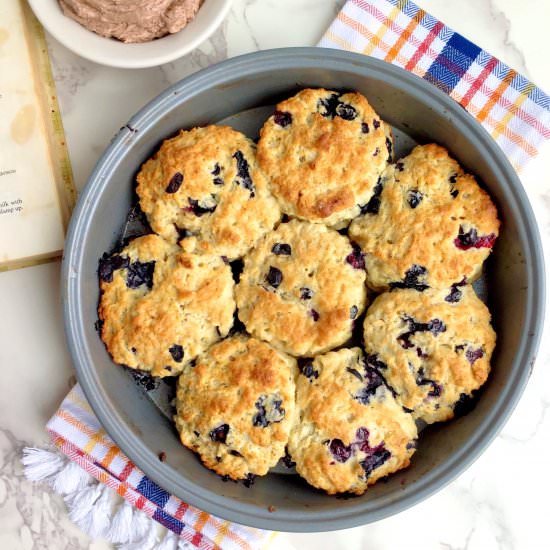 Blueberry Biscuits