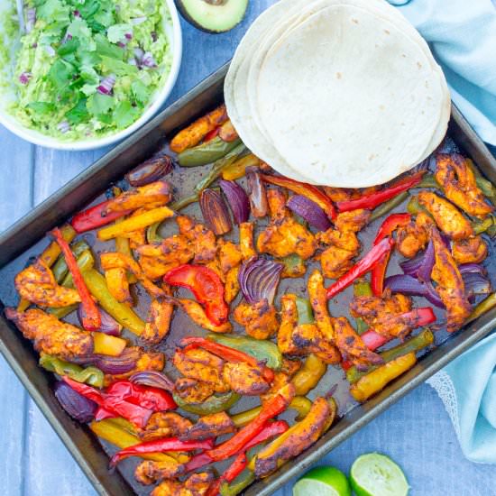 Sheet Pan Chicken Fajitas