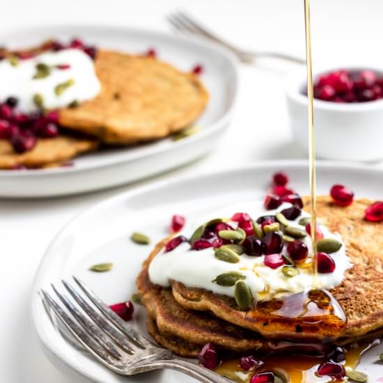 Healthy Whole Grain Pancakes