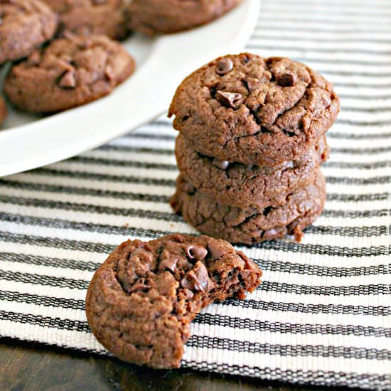 Chocolate Chocolate Chip Cookies