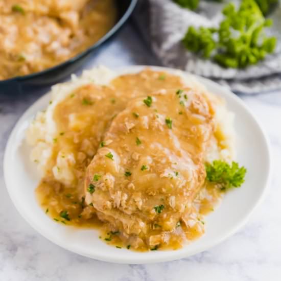 3 Ingredient Slow Cooker Pork Chops