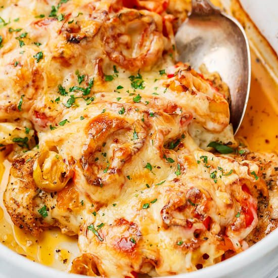 Chicken Casserole With Chili Rings