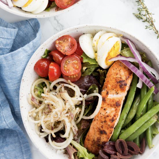 Salmon Nicoise Salad