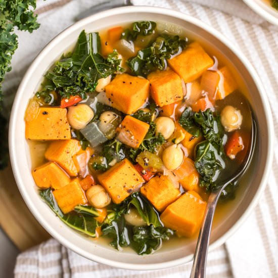 Sweet Potato Kale Soup