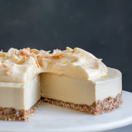 Meyer Lemon Vegan Cheesecake