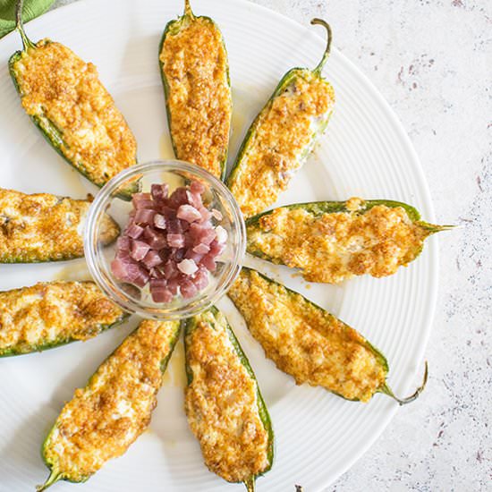 Baked Parmesan Jalapeño Poppers