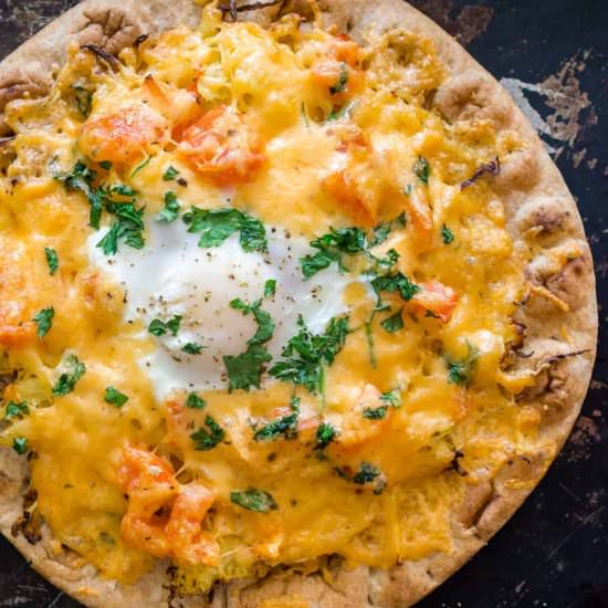 Veggie Loaded Breakfast Flatbreads