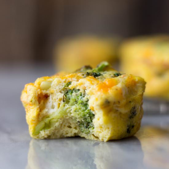 Broccoli Cheese Egg Muffins