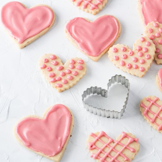 Blood Orange Butter Cookies