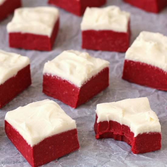 Red Velvet Fudge