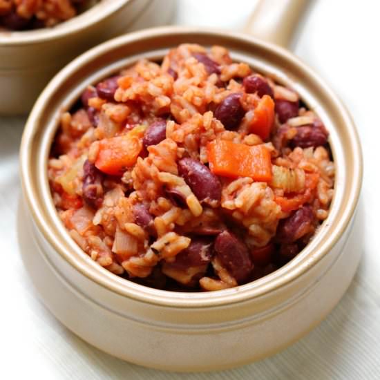 One-Pot GF/V Red Beans & Rice