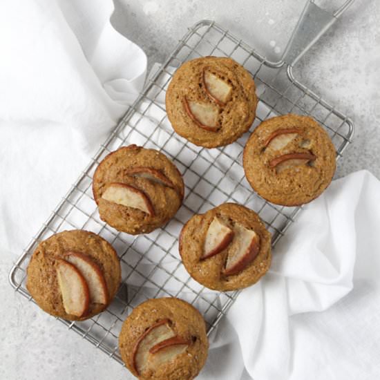Pear Cardamom Muffins