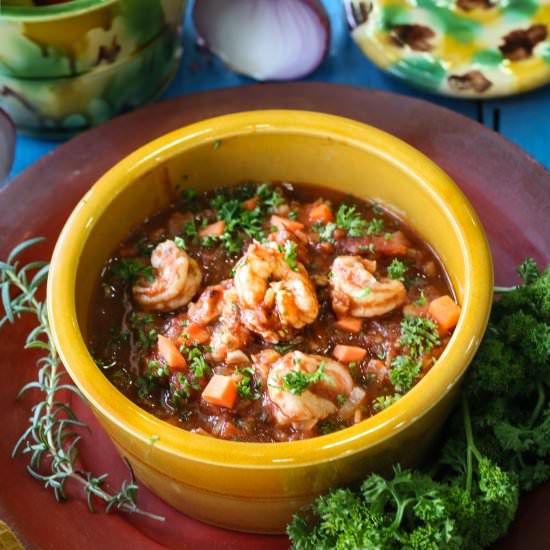 shrimp rougaille stew