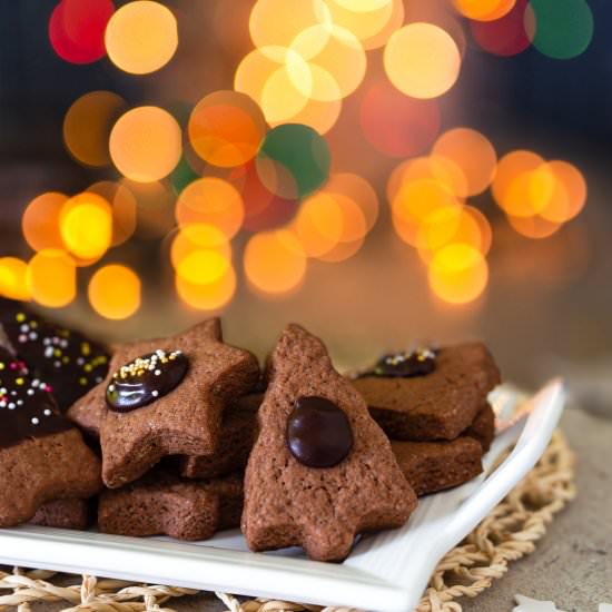 Holiday pudding cookies