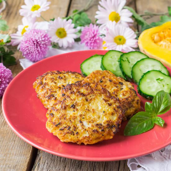 Chicken Fritters with Pumpkin