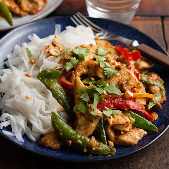 Nutty Chicken Stir fry