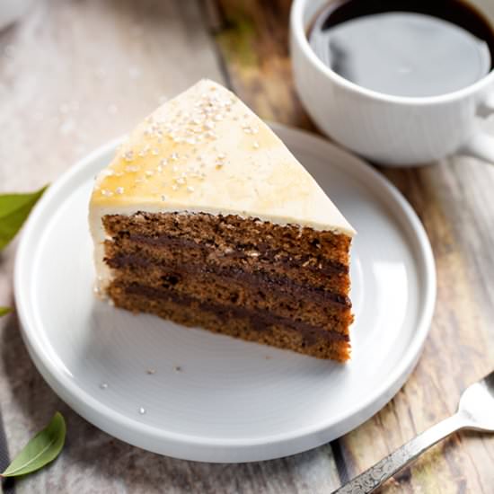 Bittersweet Espresso Layer Cake