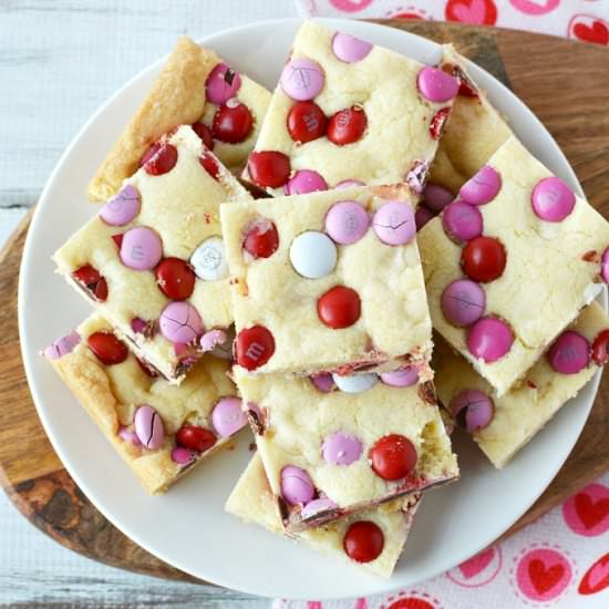 Valentine’s Day Cookie Bars