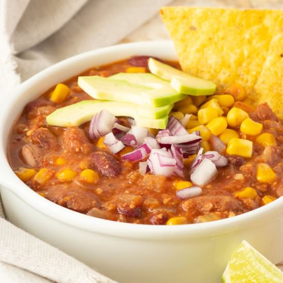 Vegan bean chili