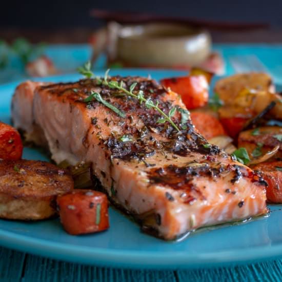 Balsamic Glazed Salmon