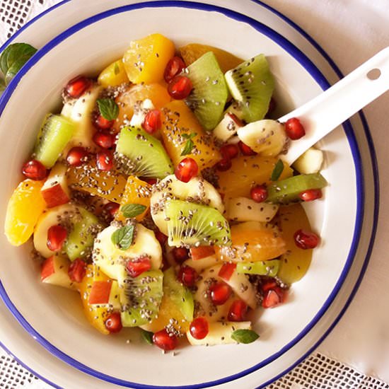 Winter Fruit Salad with Chia