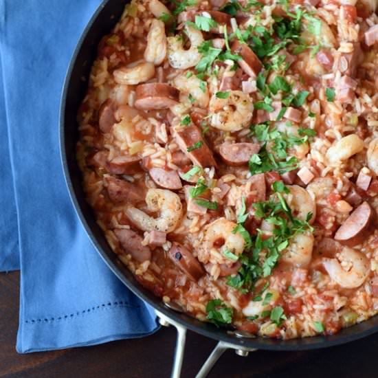 Quick and Easy One Pot Jambalaya