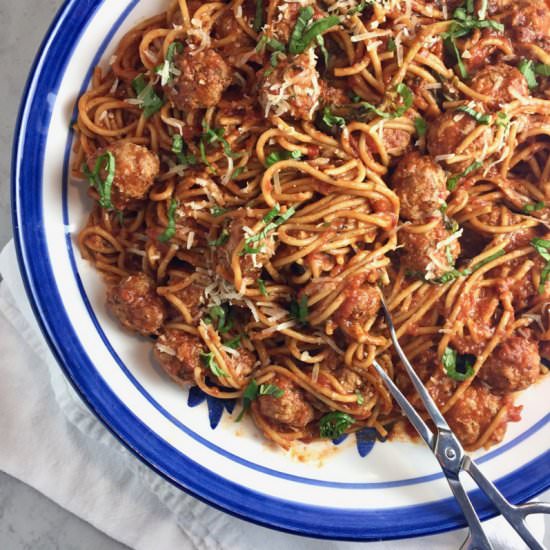 Spaghetti & Meatballs