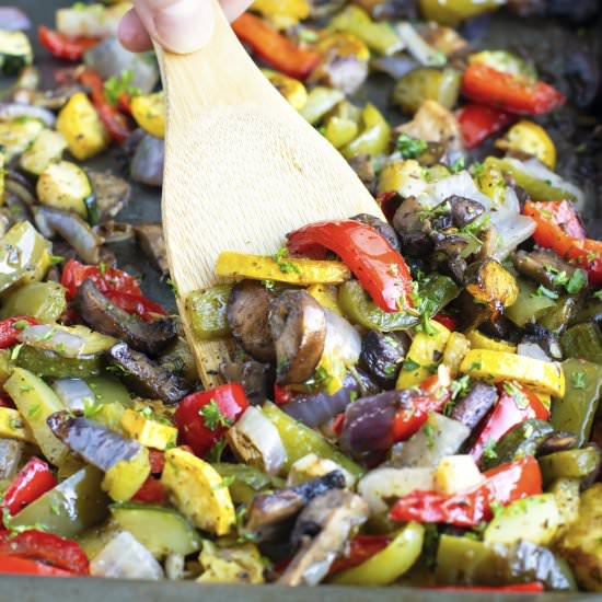 Italian Oven-Roasted Vegetables