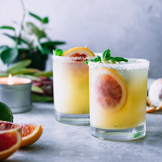 Blood Orange Kiwi Margaritas