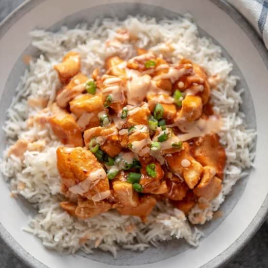 Slow Cooker Honey Sriracha Chicken